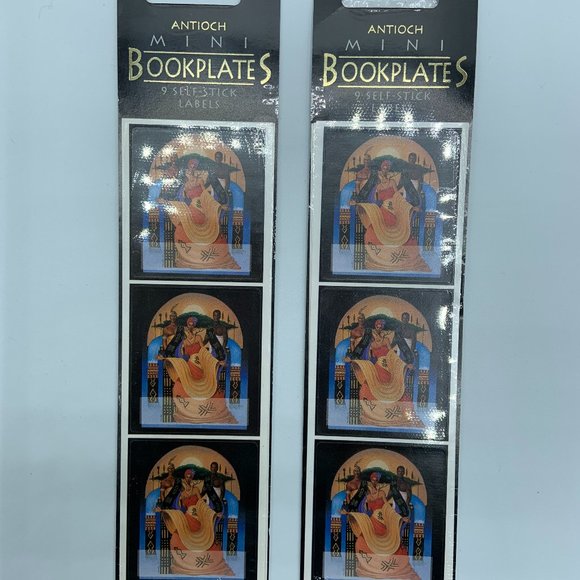 African Mini Bookplates - 2 packs - Picture 1 of 2